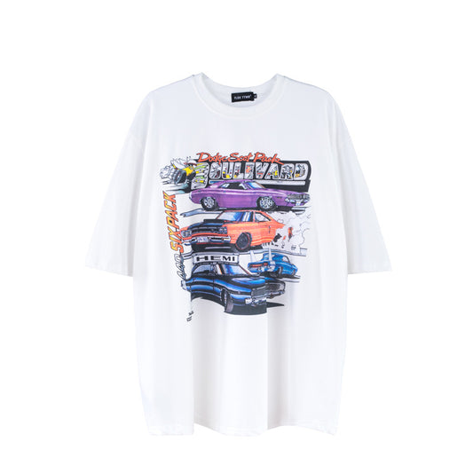 Retro Car  Short Sleeve T-shirt
