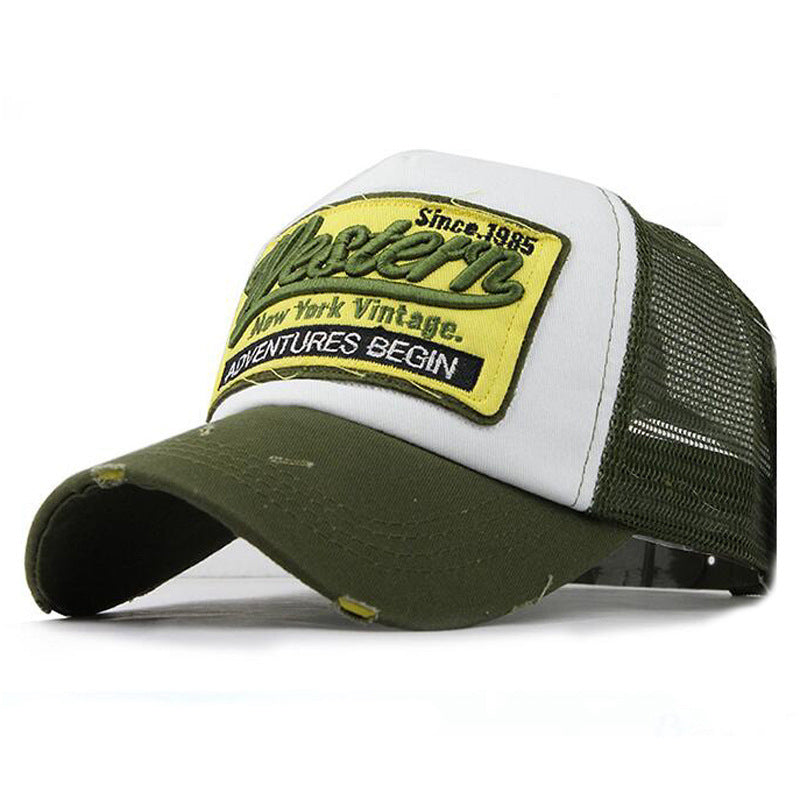 Embroidered Trucker net cap