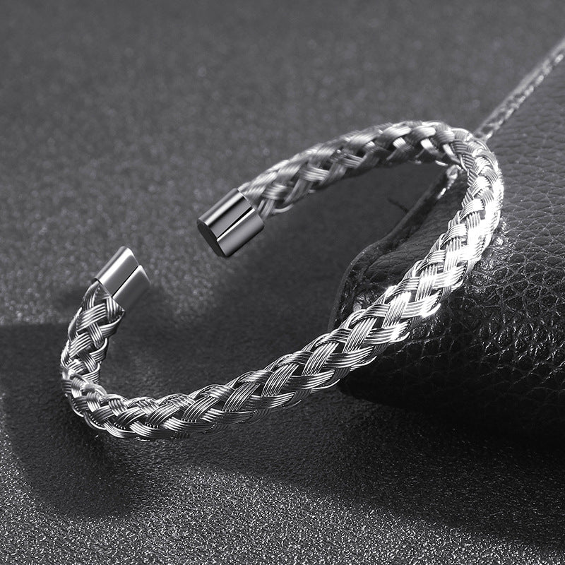 Titanium steel bracelet