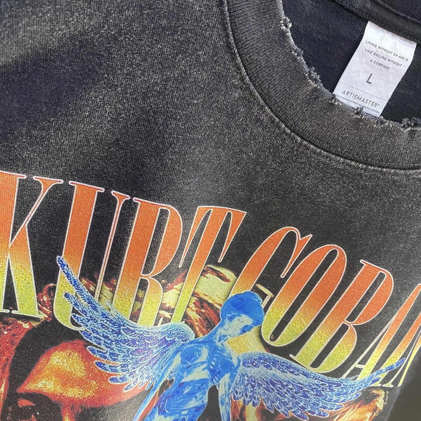 Kurt Cobain  Vintage Print T-Shirt OVERSIZE