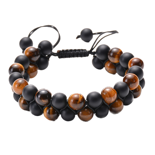 Tiger Eye Couple Bracelets: Celebrate Your Connection with Strength and Passion - The Nile 