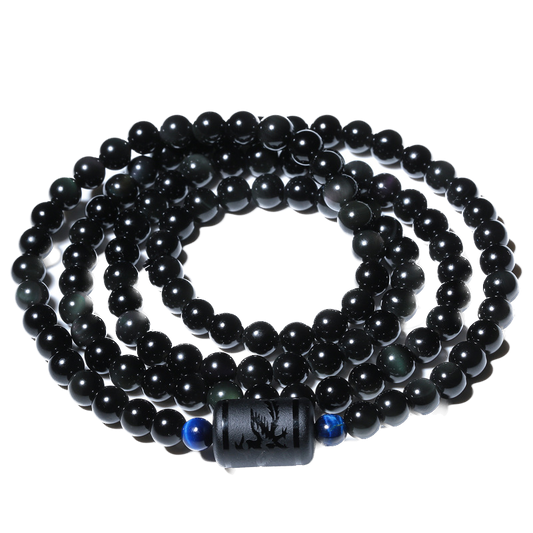Obsidian Agate Bracelet: Experience the Vibrant Beauty and Energy of Natural Agate - The Nile 