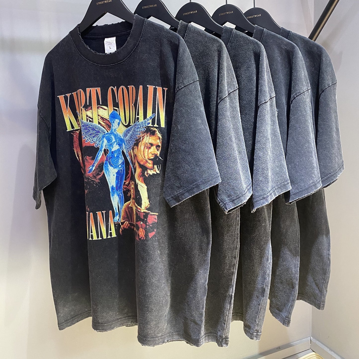 Kurt Cobain  Vintage Print T-Shirt OVERSIZE