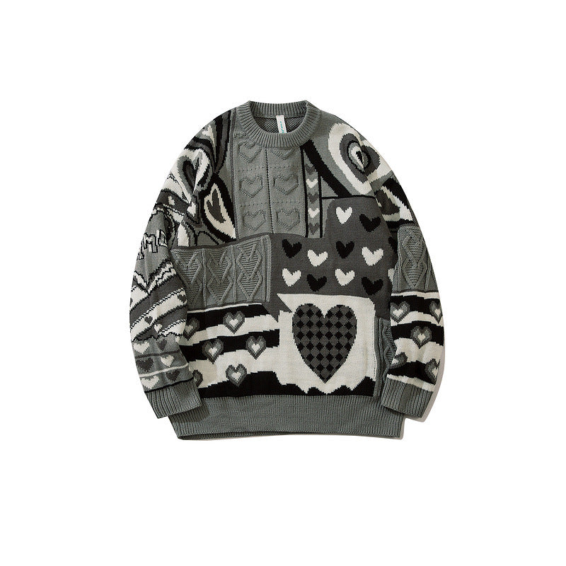 Pullover Street Fashion High  Sweater