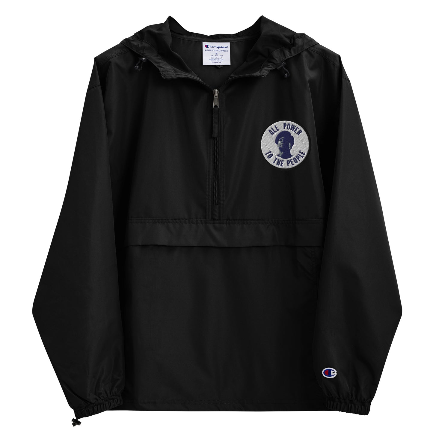 Panther Party Logo Embroidered Champion Packable Jacket