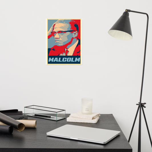 Malcolm X Hope Effect Poster