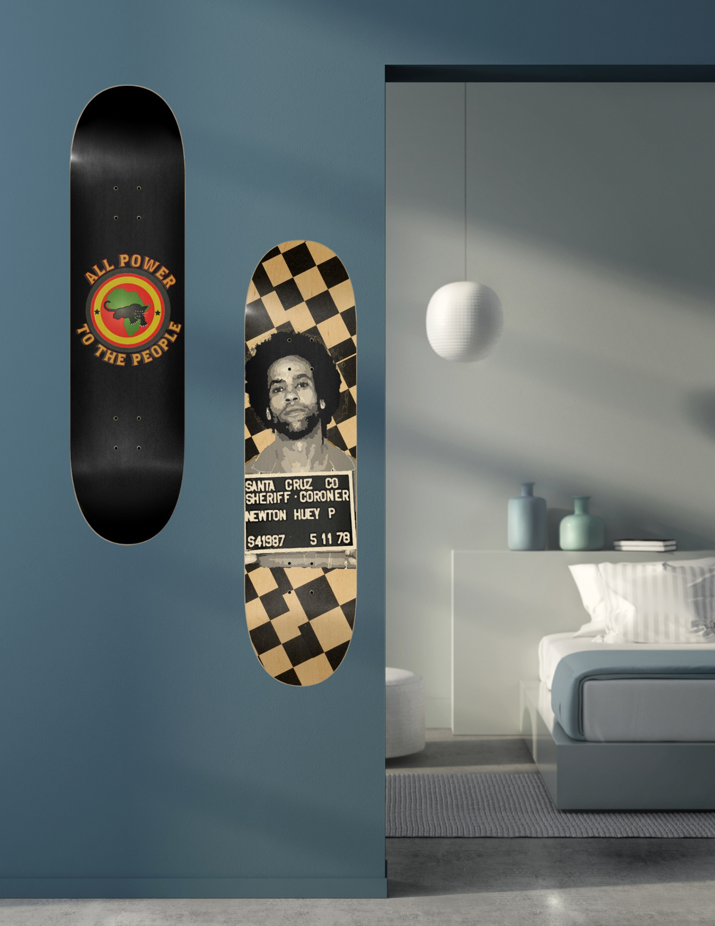 Black History Power to the People  Skateboard