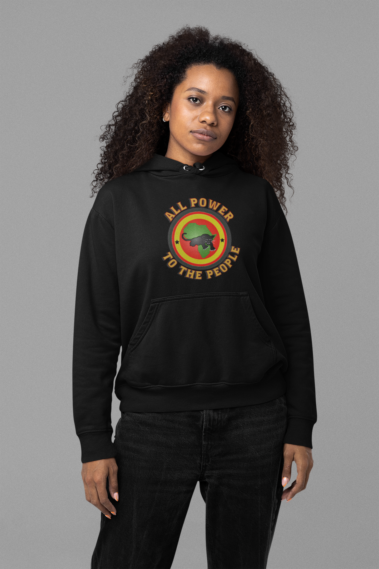 Black Panther Party  Hoodie- Black History Inspired Streetwear Hoodie