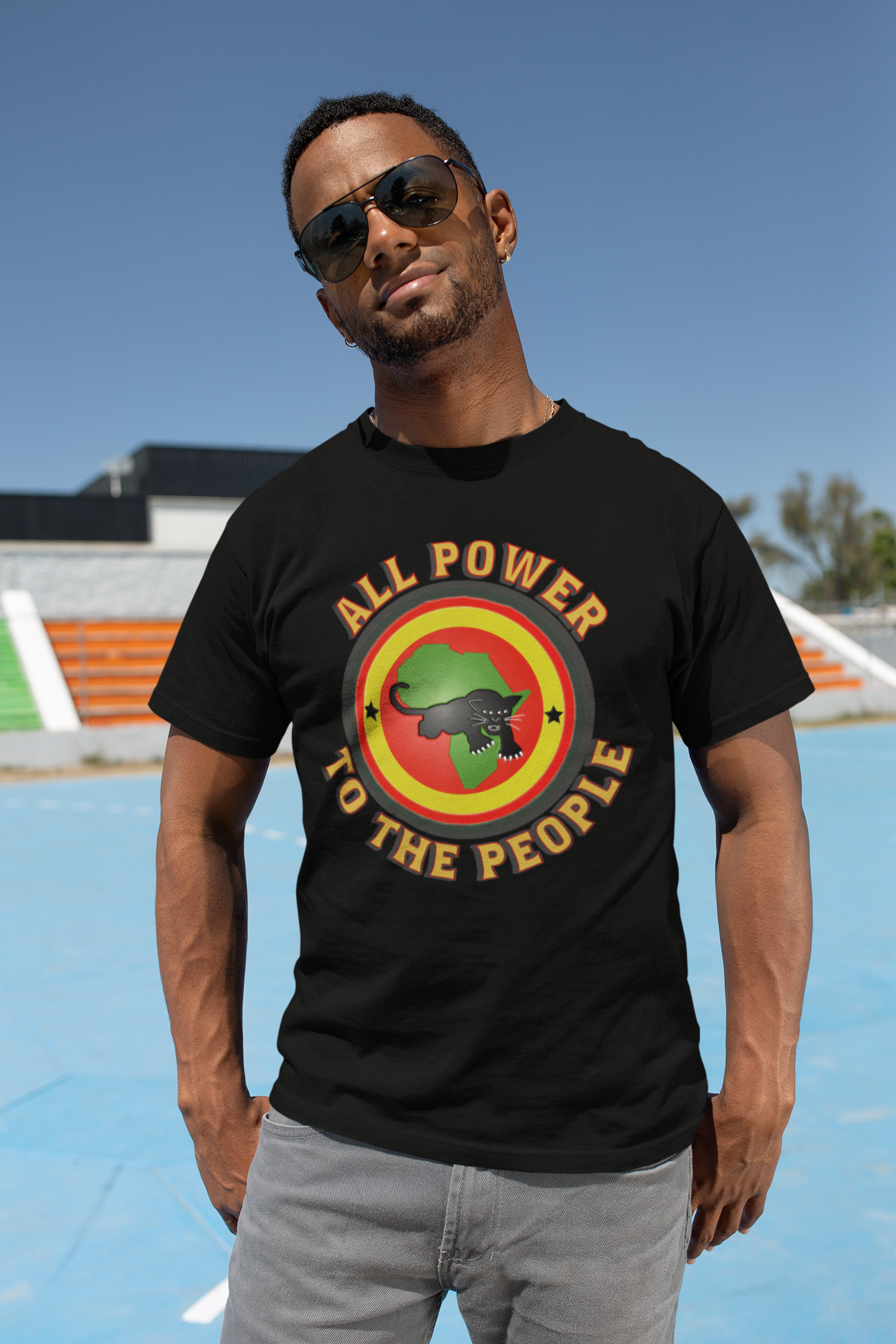 Original Black Panther Party Logo Tee - Black History Inspired Graphic T-Shirt - Celebrate African American Heritage