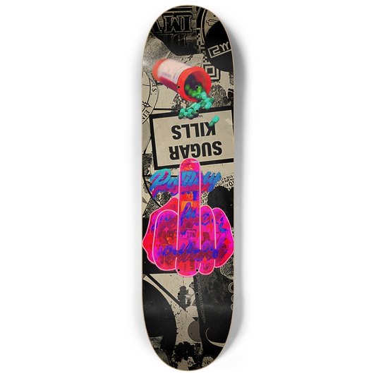 "Sugar Kills" Custom Skateboard | Nile Streetwear