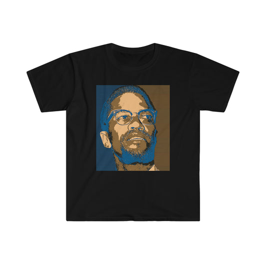 Malcolm X Remastered Pop Art T-Shirt - Iconic Black History Tribute, Premium Quality - Vintage Graphic Tee"