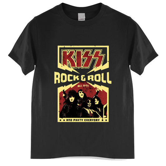 Classic KISS Band T-Shirt: Rock Out with Legendary Style: