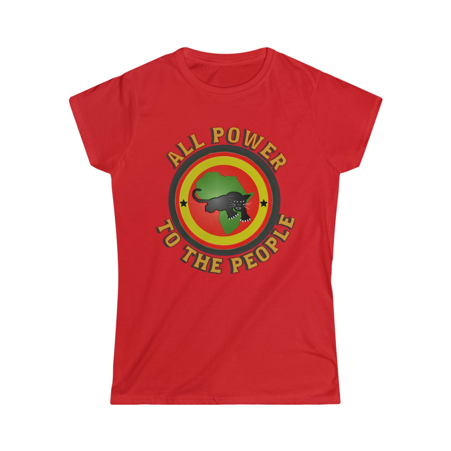 Vintage  Black Panther Party Logo  Women’s Tee - Black History Inspired Graphic T-Shirt - African American Heritage Women's Tee