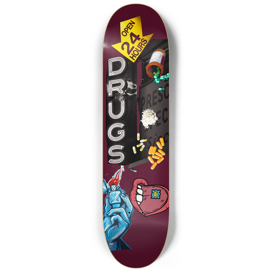 DRUGS DECK Custom Skateboard - The Nile 